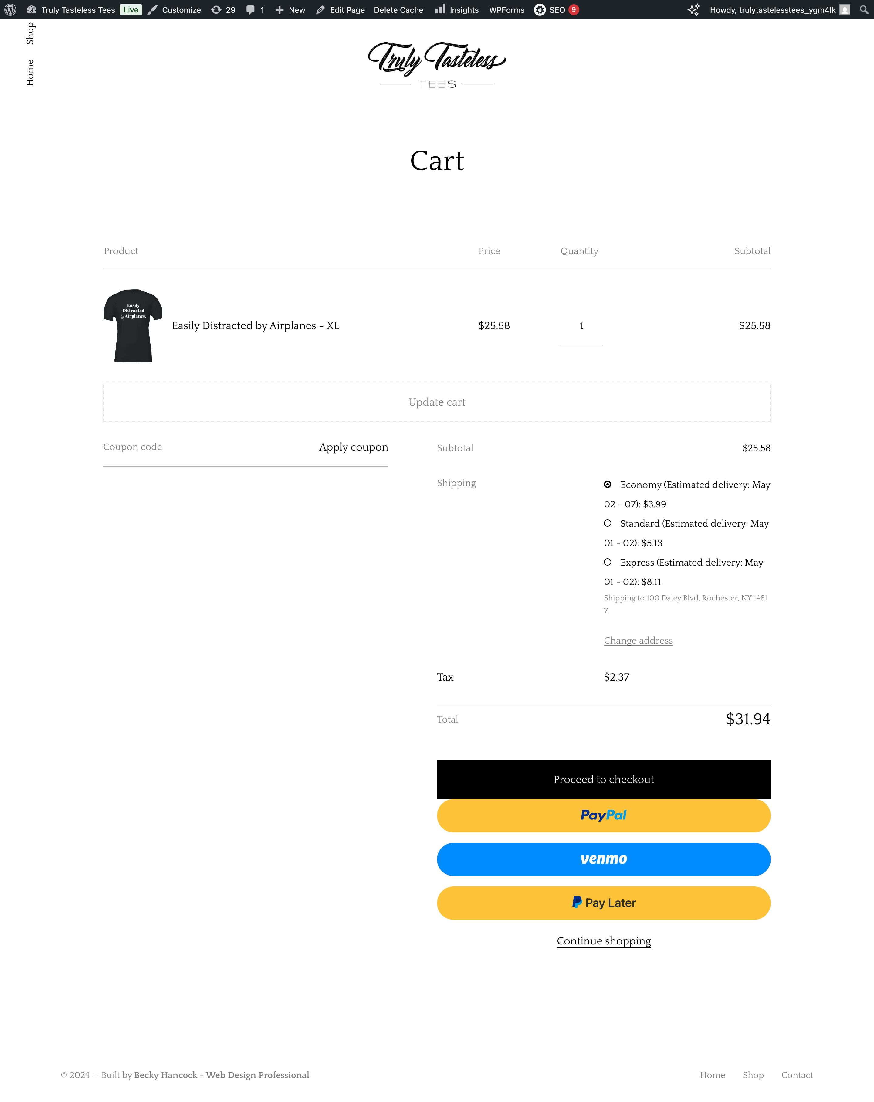 desktop cart Screens